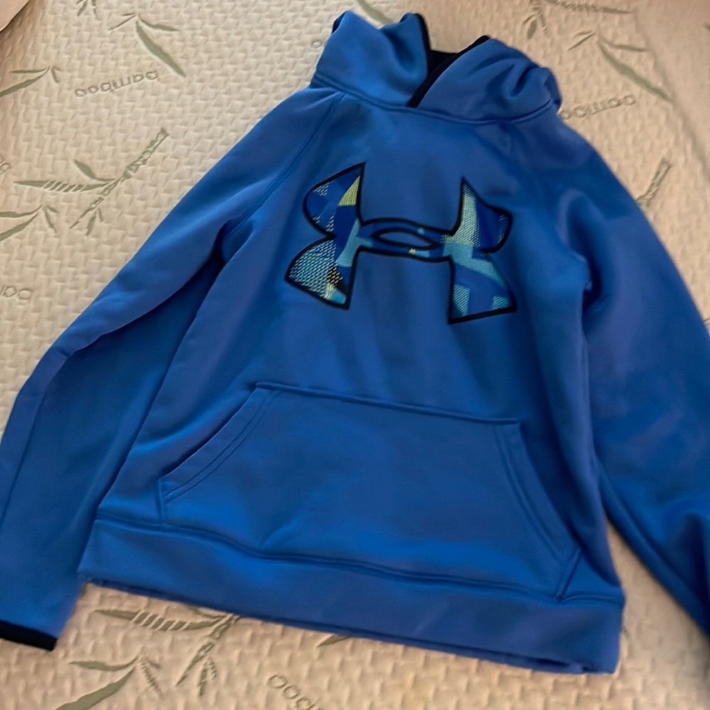 Blue under armor hoodie